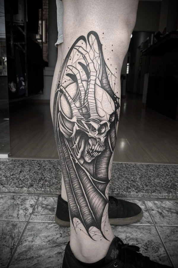 blackwork-06-caveira-panturrilha